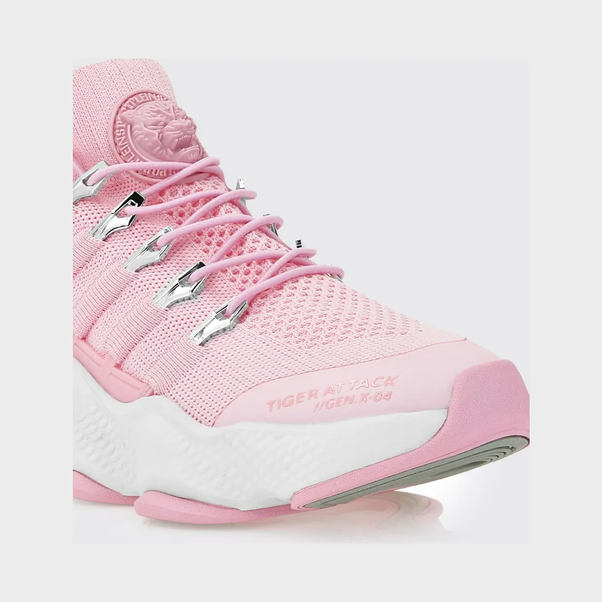 Plein Sport Mesh and Rubber Sneakers Fuchsia (SAESUSC0518STE003N03) (3)