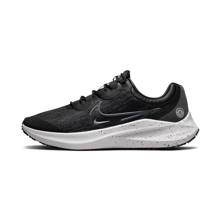 Nike Air Winflo 8 Shield “Black / Metallic Silver / Thunder Blue / Iron Grey” (DC3727-001)