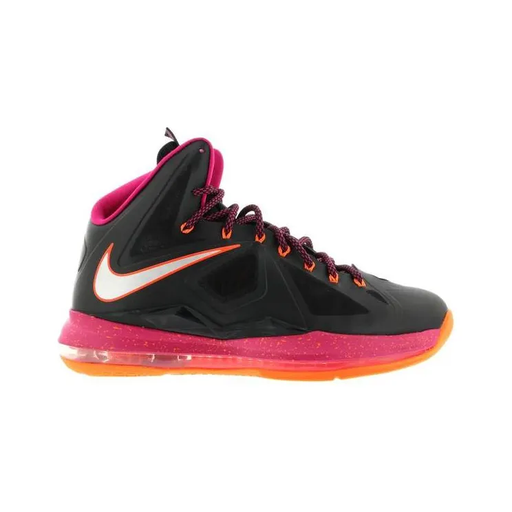 Nike LeBron 10 ‘Floridians’ Blk/Mtllc Slvr-Ttl Orng-Frbrry (541100-005)