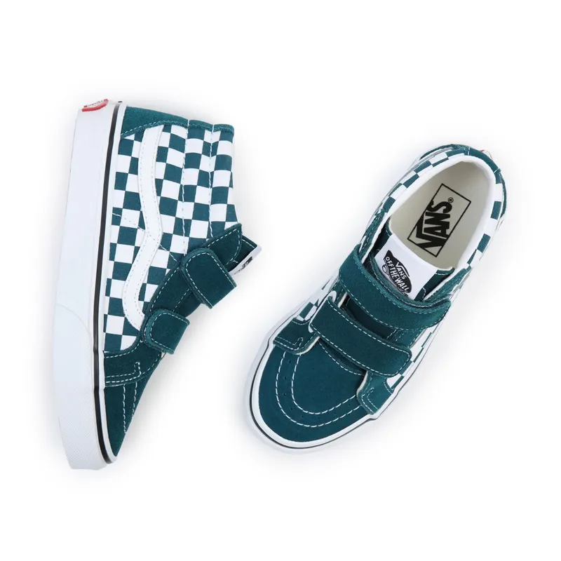 VANS Sk8-mid Reissue Velcro Kids’ Shoes Blue (VN0A38HH60Q)