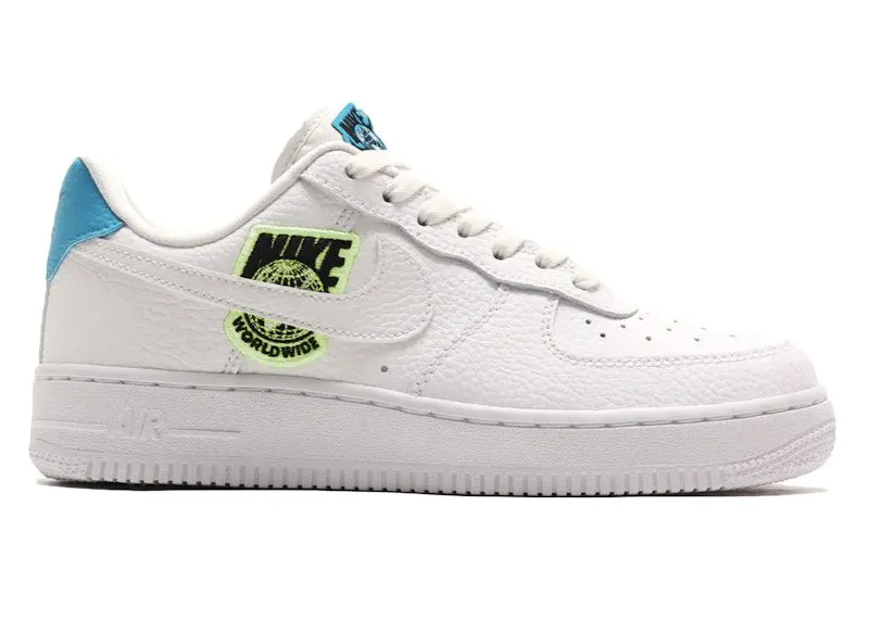 Nike Air Force 1 Low ’07 Worldwide Pack White Blue Volt (CT1414-101)