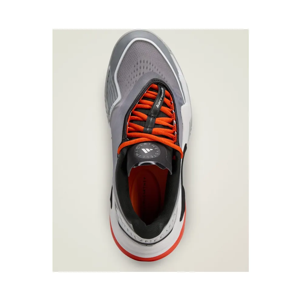 adidas Barricade by Stella McCartney White Charcoal Collegiate Orange (JR3285)
