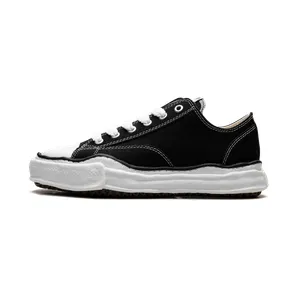 Maison Mihara Yasuhiro Peterson OG Sole Canvas Low “BLACK” (A01FW702-BLK)