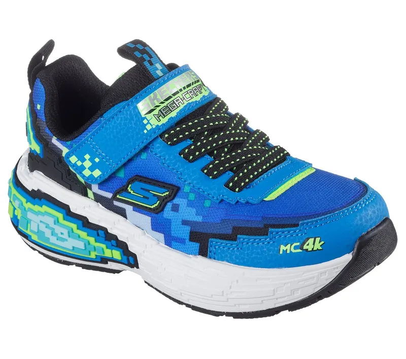 Skechers Mega-Craft 4K Sneaker Blue/Limoen