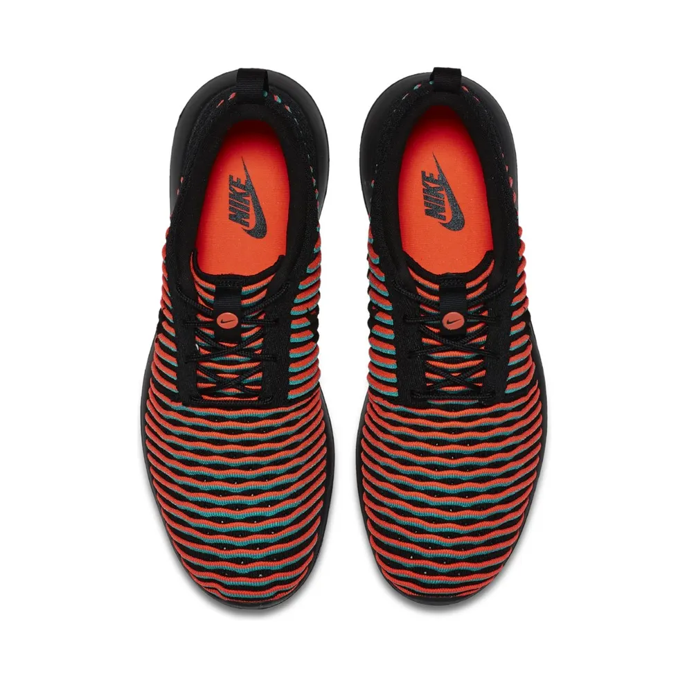 Nike Roshe Two Flyknit Bright Crimson Black/Bright Crimson-Clear Jade-Black (844833-003)