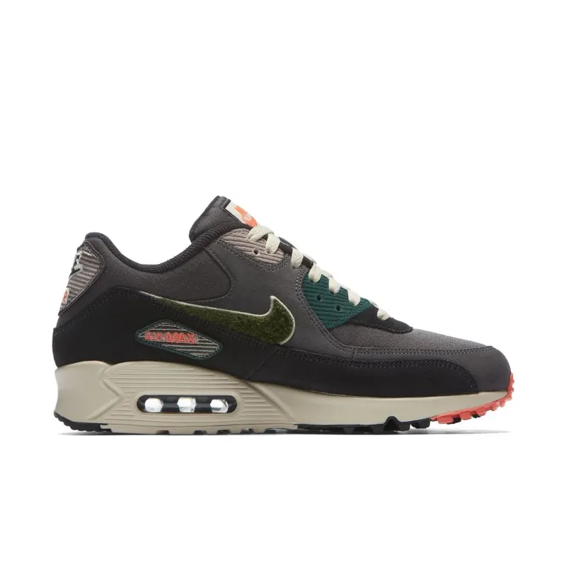 Nike Air Max 90 Oil Grey Rainforest Oil Grey/Rainforest-Light Cream (858954-002)