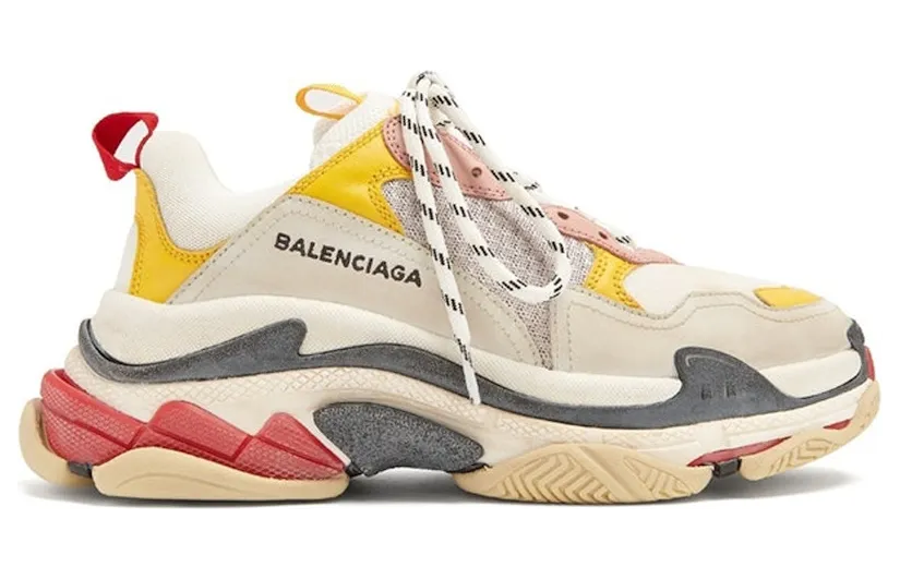 Balenciaga Triple S Cream Yellow Red (W)