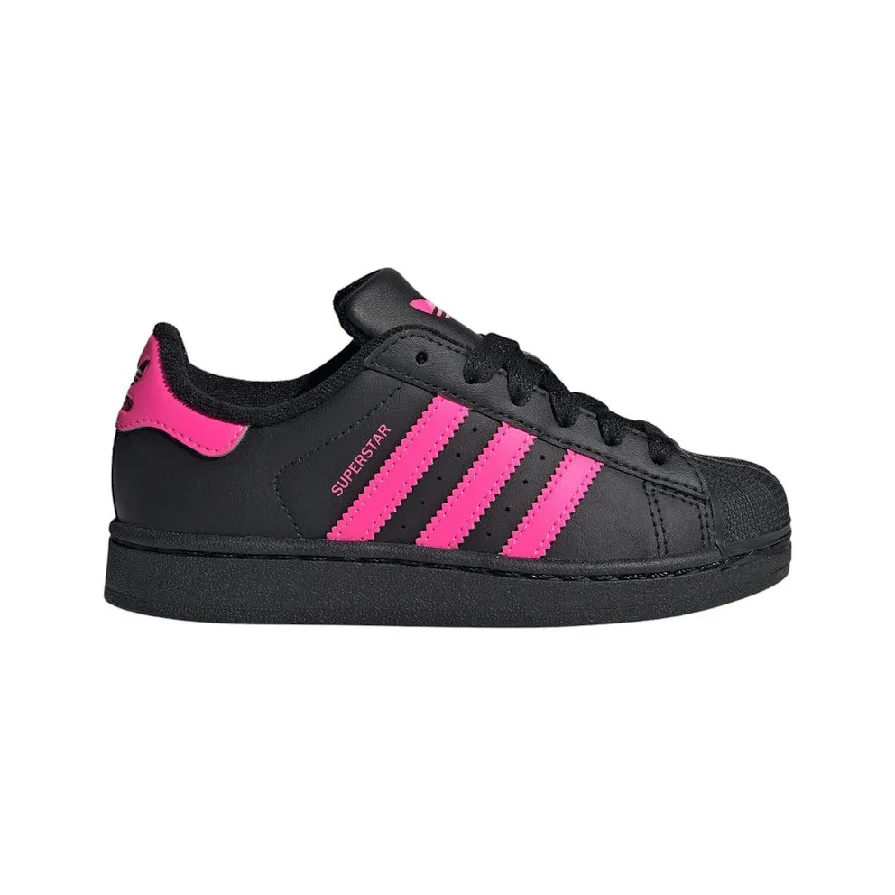 adidas Superstar II Core Black Lucid Pink (JQ0289)