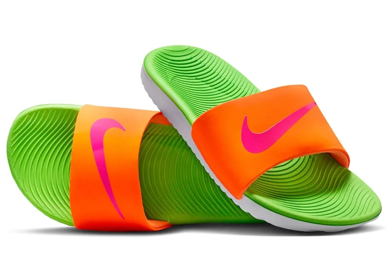 Nike Kawa Slide Total Orange Green Strike Pink (FJ8812-803)