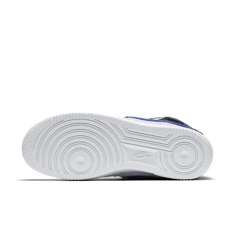 Nike Air Force 1 High Chenille Swoosh Wolf Grey Wolf Grey/Game Royal-Black-White (806403-015)
