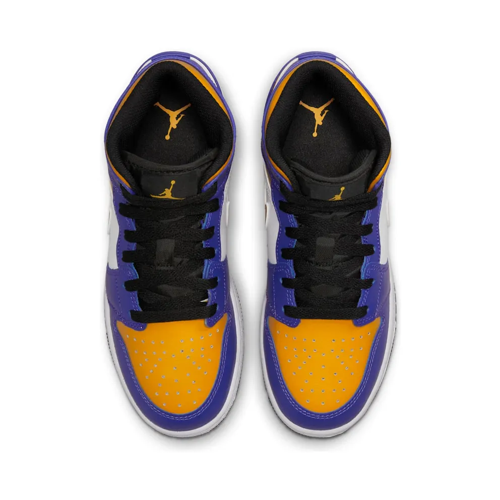 Jordan 1 Mid Lakers (2022) (DQ8423-517)