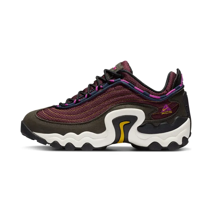 Nike Air Skarn ACG “Sequoia / Bright Citron / Bordeaux / Vivid Purple” (CD2189-300)