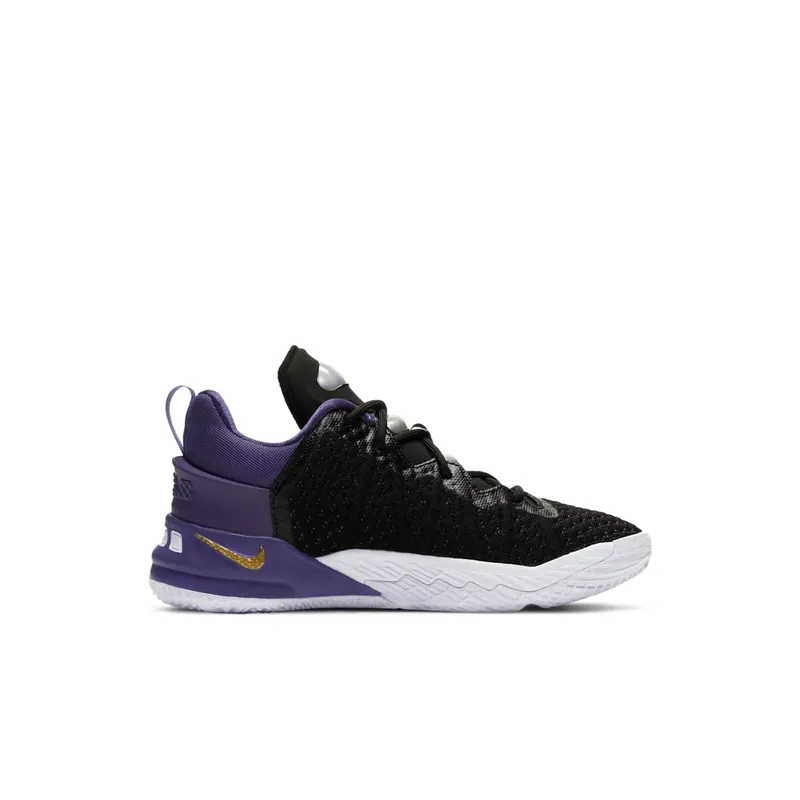 Nike LeBron 18 PS ‘Lakers’ Black/Metallic Gold/Court Purple/White (CT4710-004)