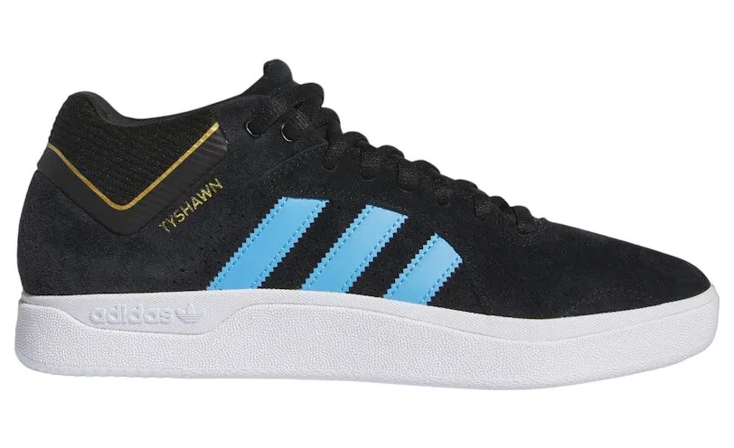 adidas Tyshawn Core Black Light Grey Heather Blue Burst (IE3137)