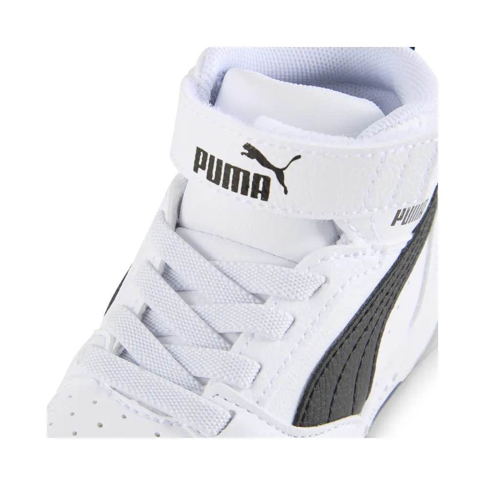 Puma Rebound V6 Mid “Puma White / Puma Black” (396542_02)