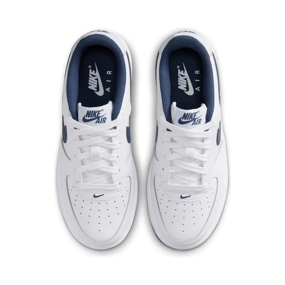 Nike Air Force 1 Low White Football Grey Midnight Navy (CT3839-111)