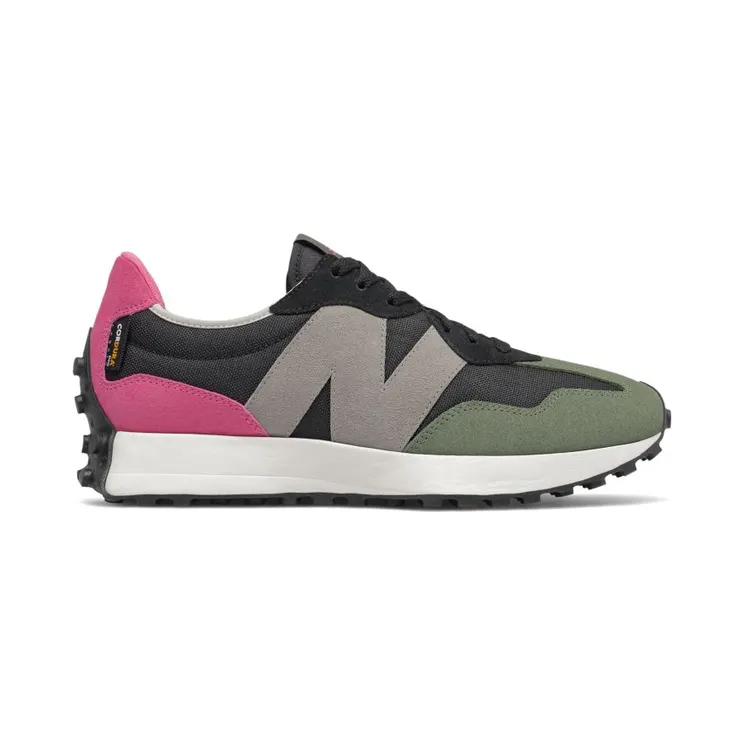 New Balance Black 327 Black/Sporty Pink (MS327WR1)