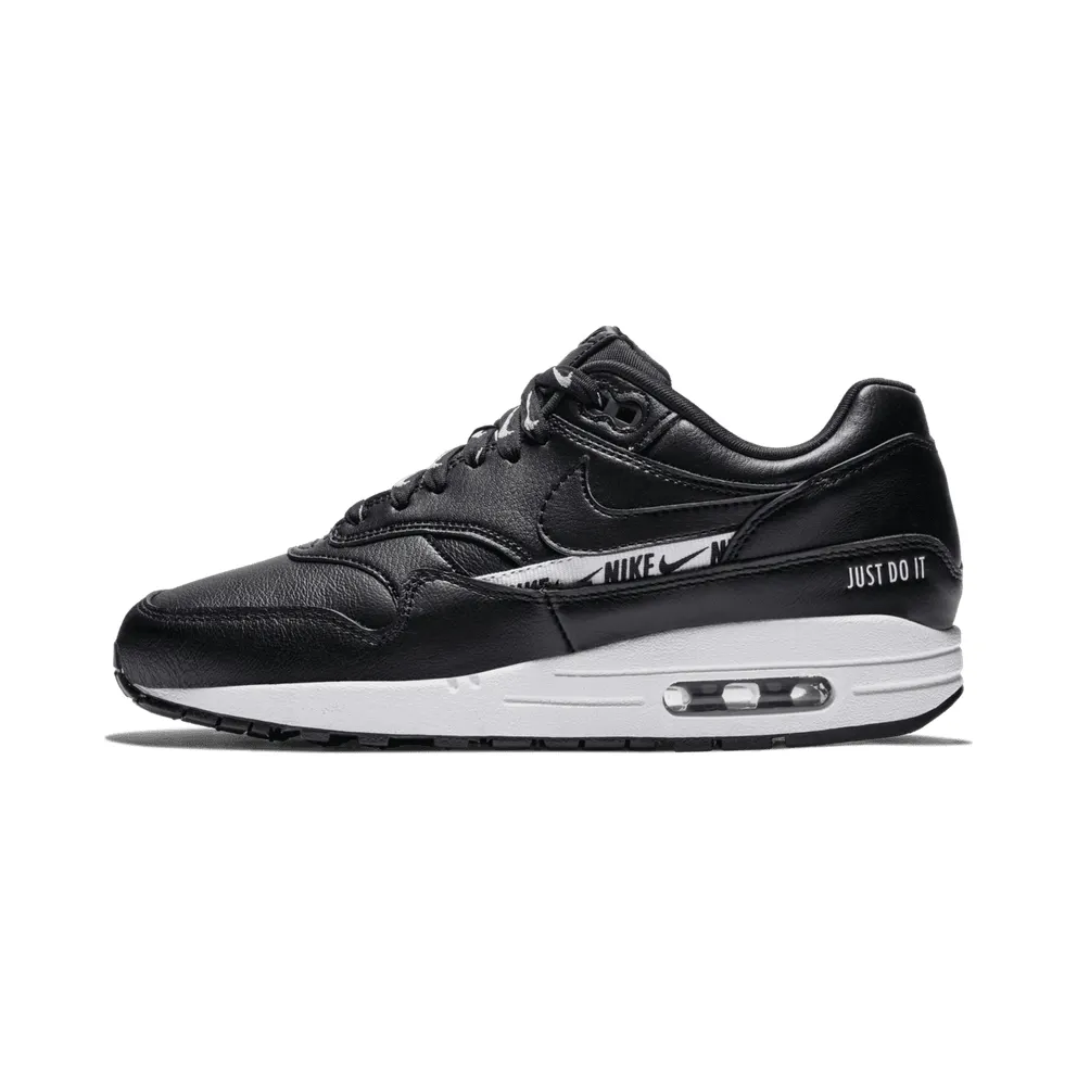 Nike Air Max 1 Overbranding Black (W) Black/Black-White-Black (881101-005)