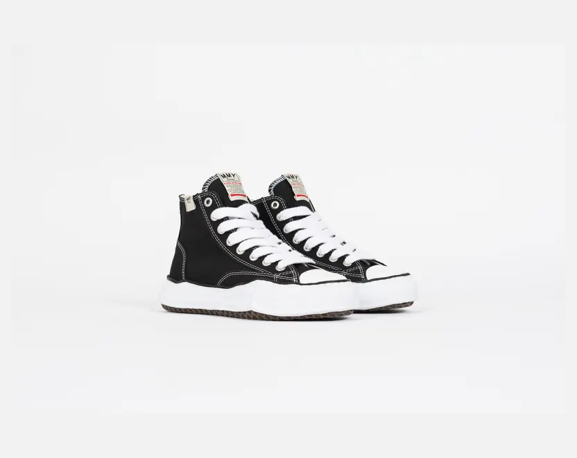 Maison Mihara Yasuhiro Peterson OG Sole Canvas High Black (A01FW701-BLK)