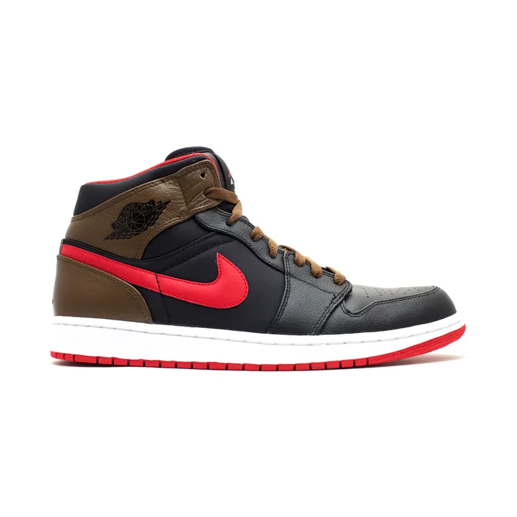 Jordan 1 Phat Black Red Olive