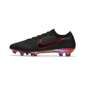 Nike Mercurial Vapor Flyknit Ultra FG “Black / University Red” (AH5516-006)