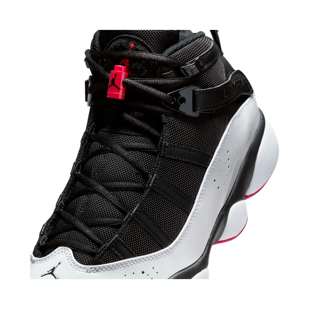 Jordan 6 Rings Black White Varsity Red (322992-067)