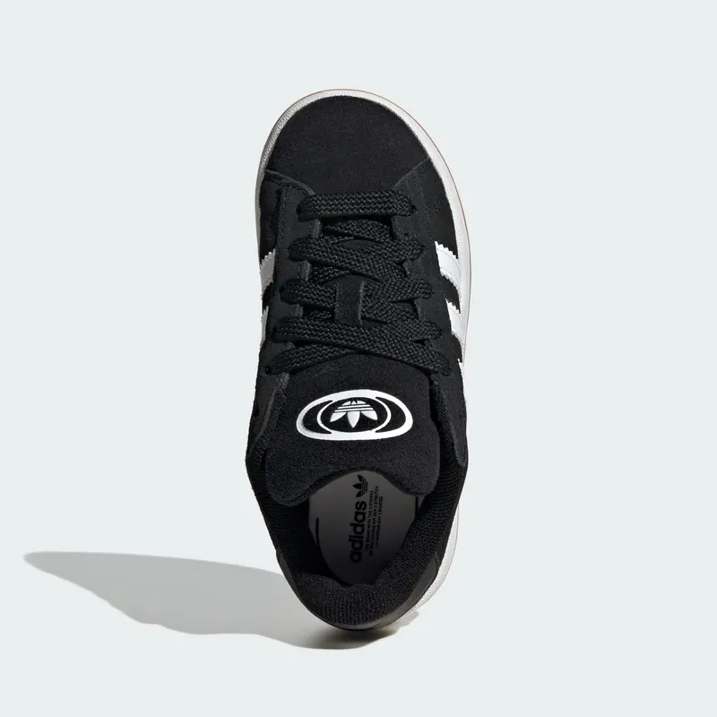 adidas Campus 00s Elastic Lace Kids Core Black / Cloud White / Gum (JI4331)