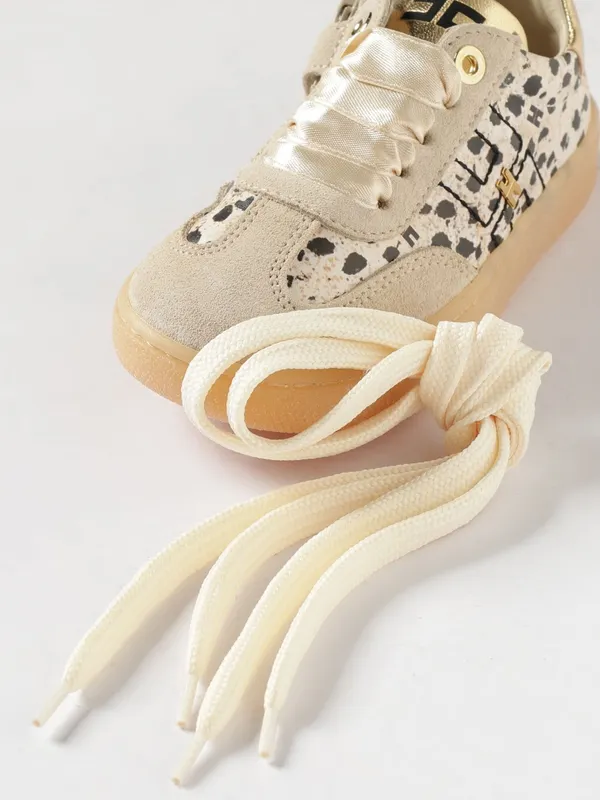Elisabetta Franchi Animal Print Leather Sneakers Beige (F1A9E04921917X673) (3)