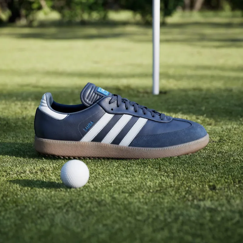 adidas Samba Spikeless Golf Night Indigo Cloud White Blue Bird (JP8544)