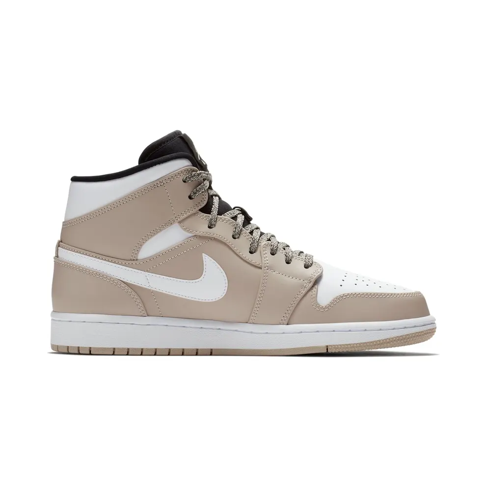 Jordan 1 Mid Desert Sand Desert Sand/Black-White (554724-047)