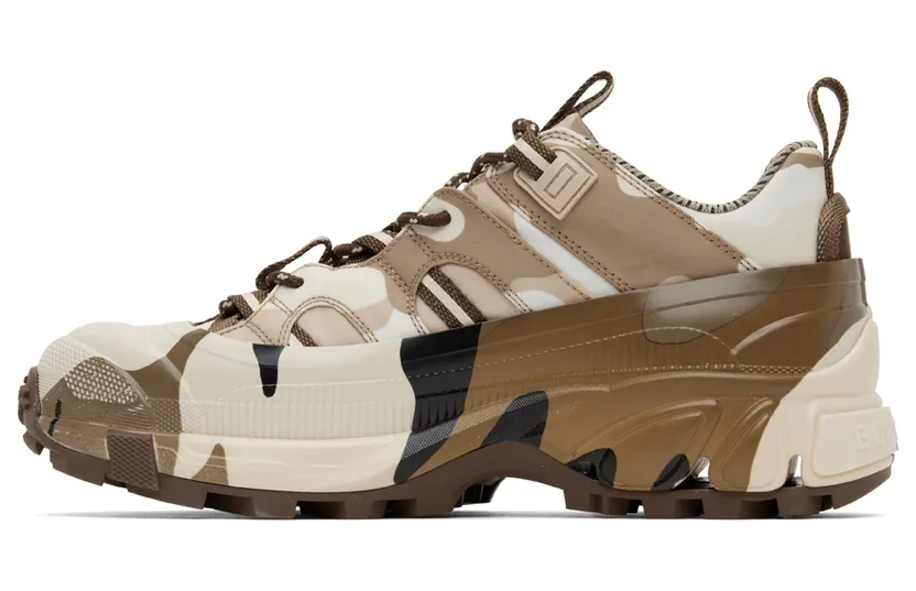Burberry Brown Camouflage Arthur Sneakers (8053079) (3)