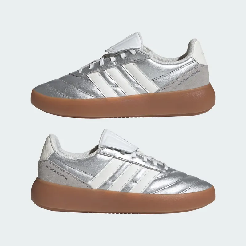 Adidas BARREDA MUNDIAL-Shoes Silver Metallic / Core White / Iron Metallic (HP6922)