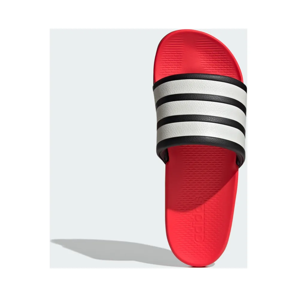 Adidas ADILETTE COMFORT 2.0 Slides Core Black / Core White / Lucid Red (HQ2472)