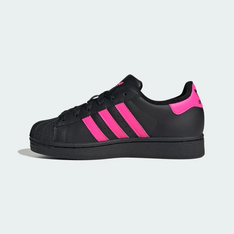 adidas Superstar II Core Black Lucid Pink (JQ0284)