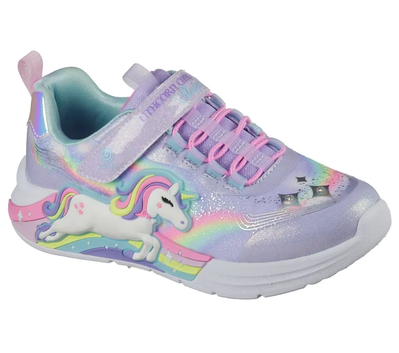 Skechers S-Lights: Unicorn Chaser Sneaker Lavendel