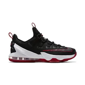LeBron 13 Low Black/University Red-White (831925-061)