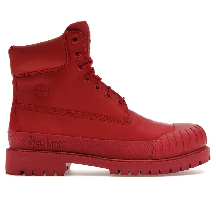 Timberland 6″ Boot Premium Bee Line Rubber Toe WP Red Nubuck (TB0A5ZRY626)