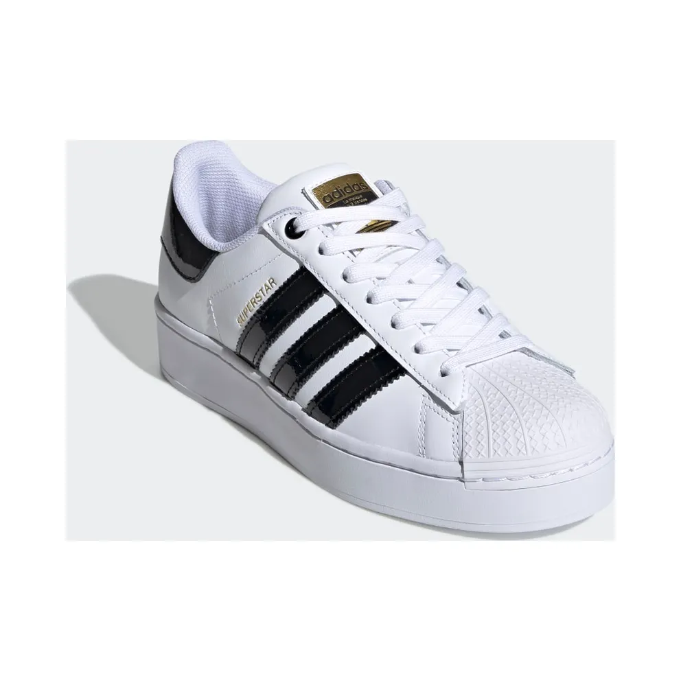adidas Superstar Bold White Black (W) Cloud White/Core Black/Gold Metallic (FV3336)