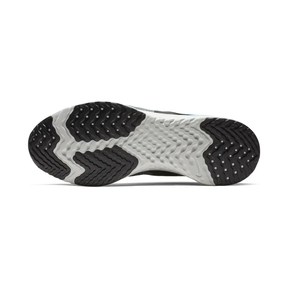 Nike Odyssey React Flyknit 2 Black Aviator Grey Black Aviator Grey Platinum Tint Blue Fury (AH1015-002)