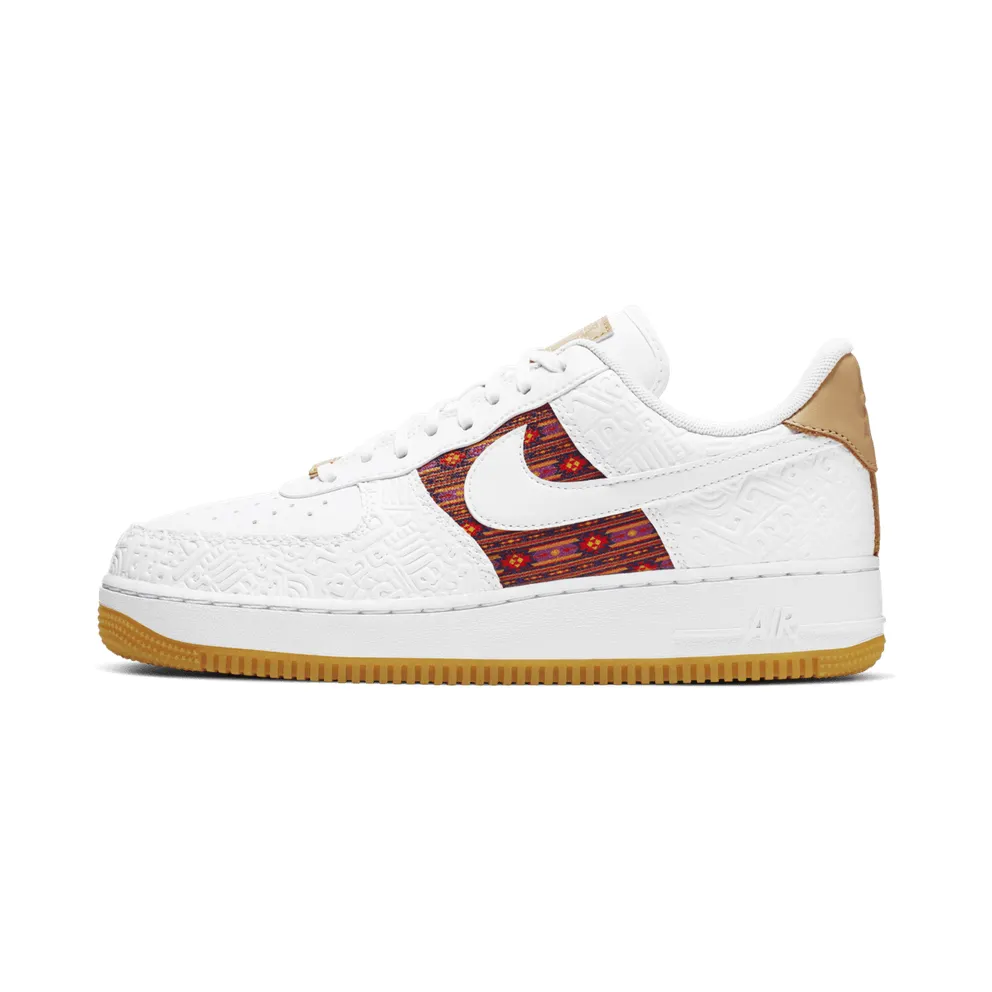 Nike Air Force 1 Low Aztec White/Multi-Color-Vachetta Tan (CK6601-100)
