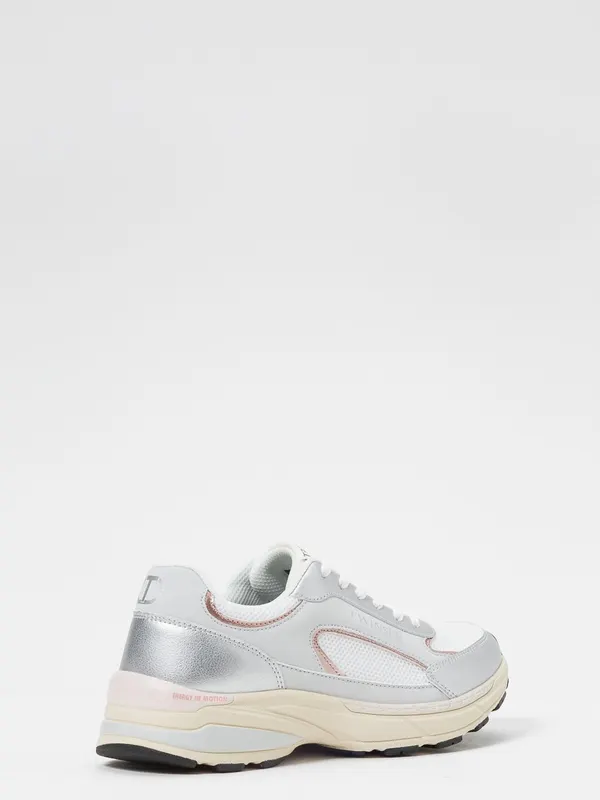 Twinset Laminated Leather And Mesh Sneakers White (261TCP02610721)