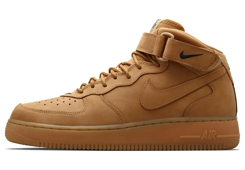 Nike Air Froce 1 Mid 07 PRM QS Wheat Flax (715889-200)