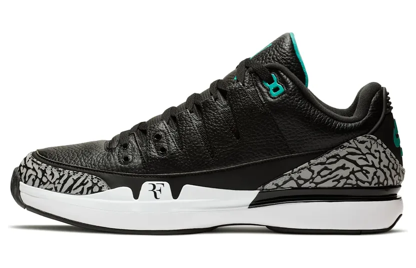 Nike Zoom VAPOR RF X AJ3 Black/CLEAR JADE-White (709998-031)