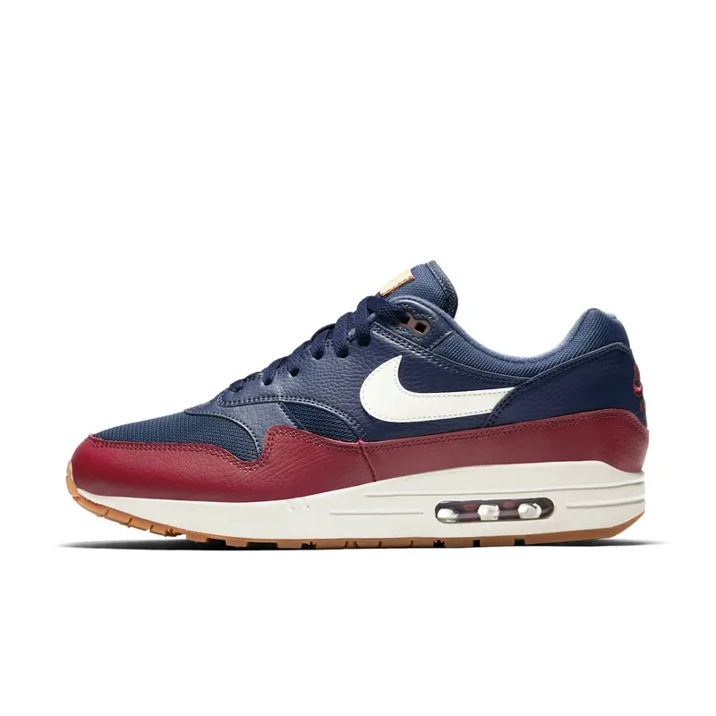 Nike Air Max 1 Navy Team Red Navy/Sail-Team Red-Gum Light Brown (AH8145-400)