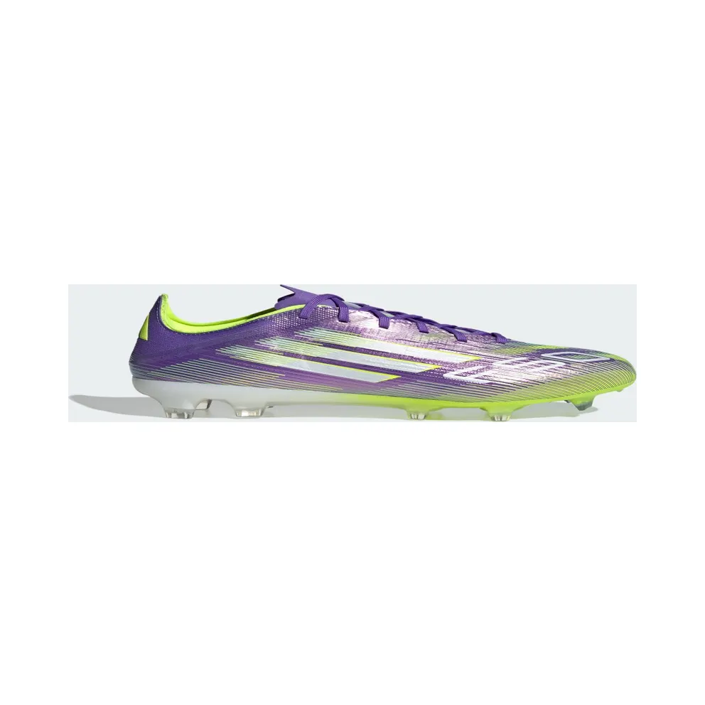 adidas F50 Pro Firm Ground Boots “Purple Rush / Cloud White / Lucid Lemon” (JH7683)