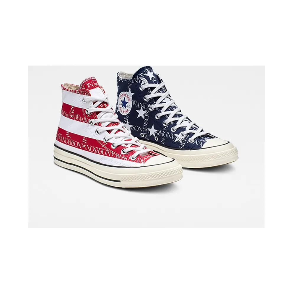 Converse Chuck Taylor All-Star 70s Hi JW Anderson Split Flag Mood Indigo/Garnet (164841C)