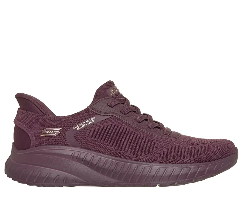 Skechers Slip-ins: BOBS Sport Squad Chaos Sneaker Wijn