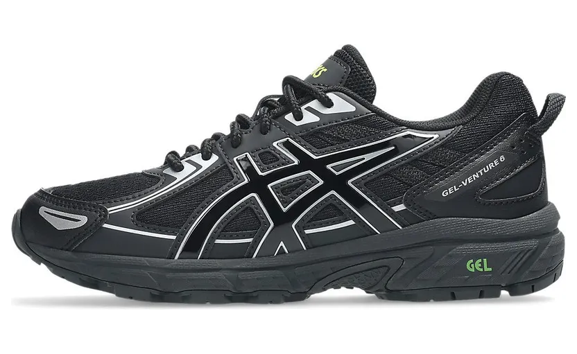 ASICS GEL-VENTURE 6 GS “Black / Lime Zest” (1204A162-005)