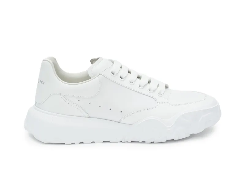 Alexander McQueen Court Trainers White Leather (634619WIA989000)