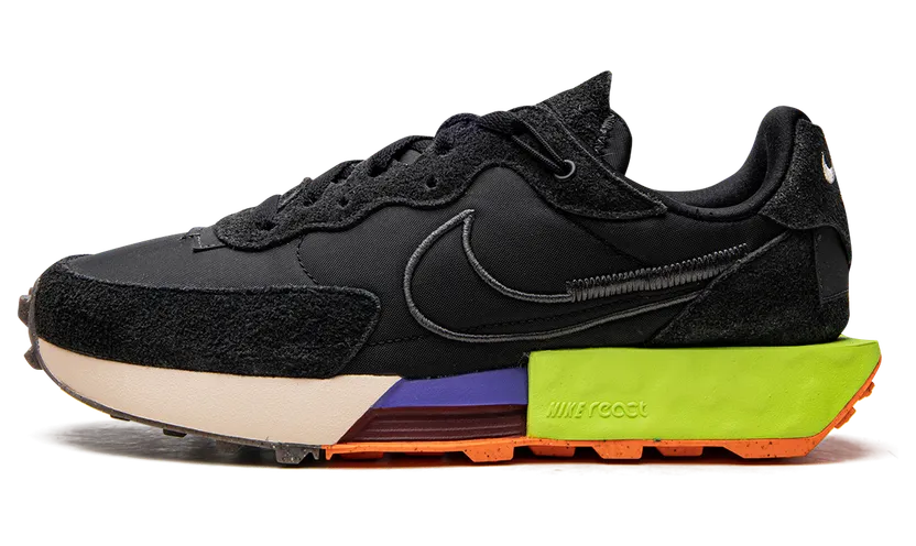 Nike FONTANKA WAFFLE “Black Volt” (DC3579-001)